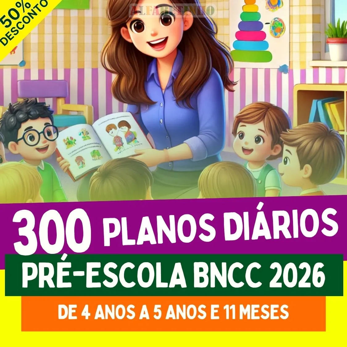 300 PLANOS DIÁRIOS - PRÉ-ESCOLA - 2026 — material para professor em Davinópolis