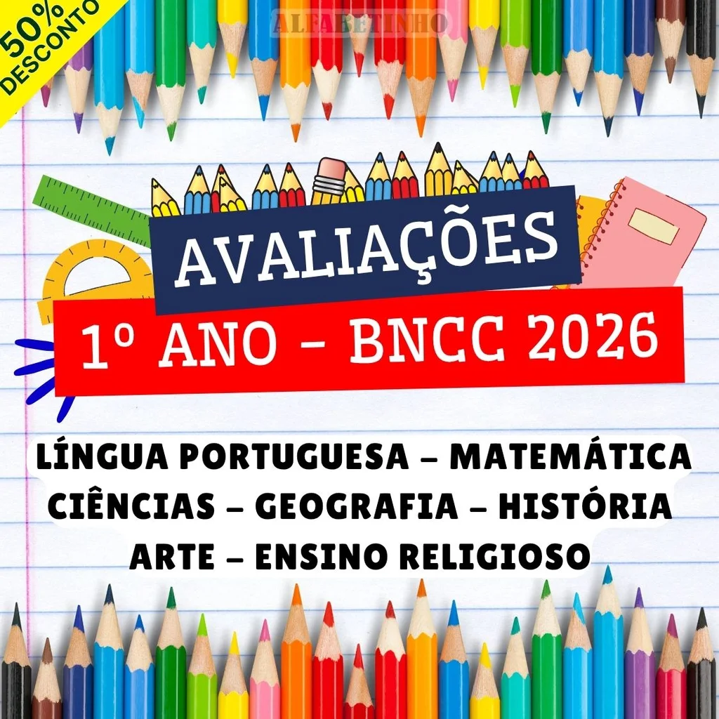 Avaliações - 1º Ano - Todas as Disciplinas — material para professor em Imbituba