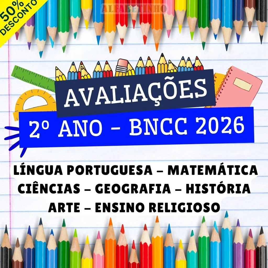 Avaliações - 2º Ano - Todas as Disciplinas — material para professor em Sério