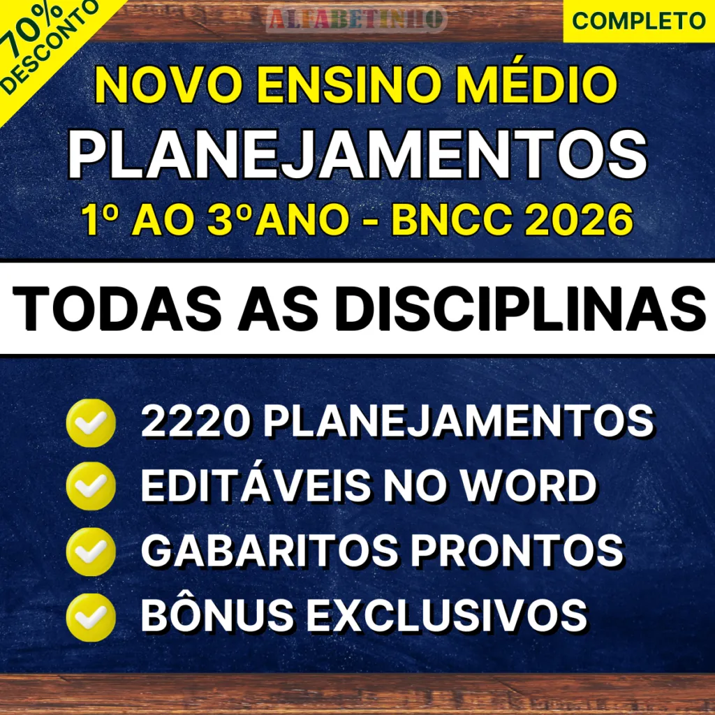 Combo Completo Novo Ensino Médio BNCC Atualizada — material para professor em Catu