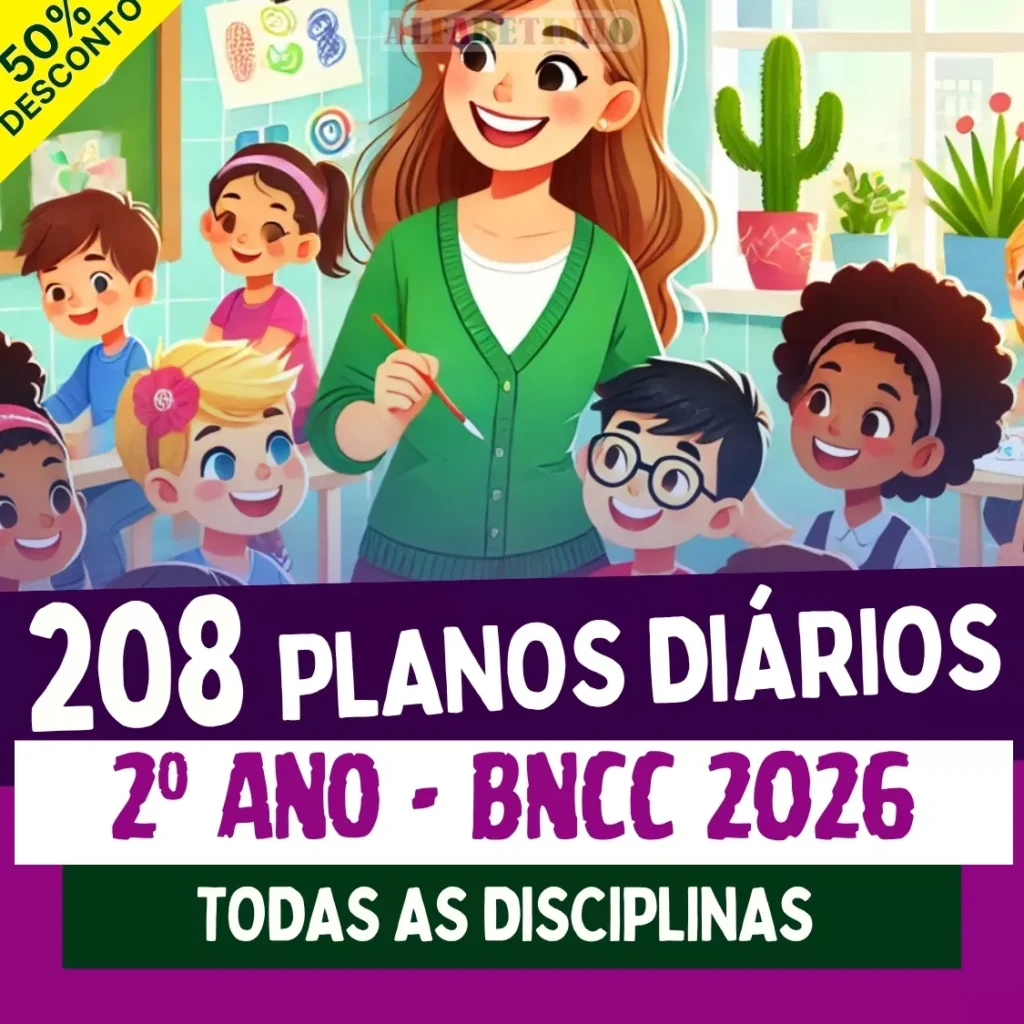 COMBO DE PLANEJAMENTOS DE AULA PARA 2º ANO – ENSINO FUNDAMENTAL - COMPLETO E EDITÁVEL! - 2026 — material para professor em Capixaba