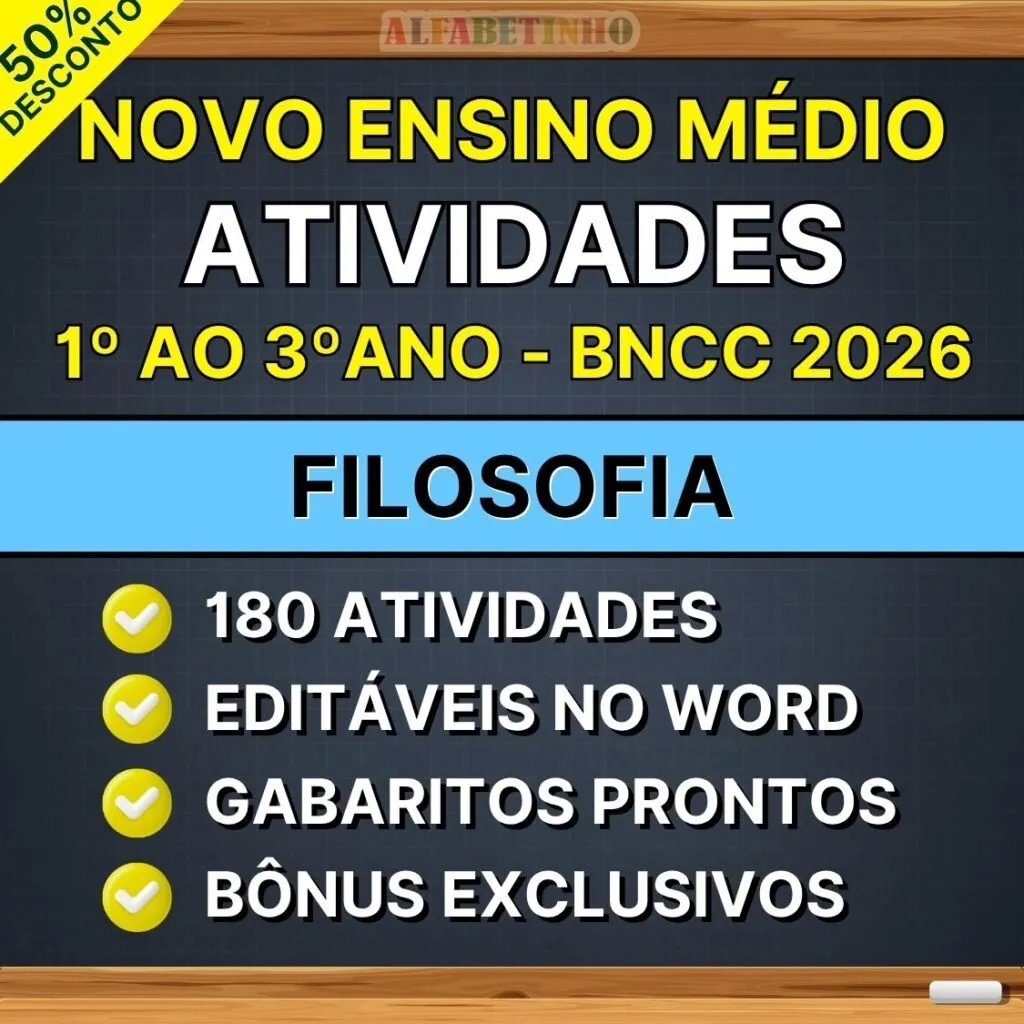 FILOSOFIA - Atividades - Ensino Médio - BNCC 2026 — material para professor em Arapuã