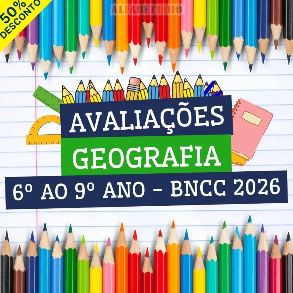GEOGRAFIA - AVALIAÇÕES - 6º AO 9º ANO - BNCC 2026 — material para professor em Davinópolis