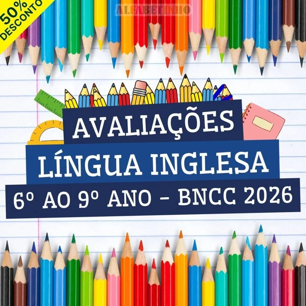 LÍNGUA INGLESA - AVALIAÇÕES - 6º AO 9º ANO - BNCC 2026 — Avaliações em Ipameri