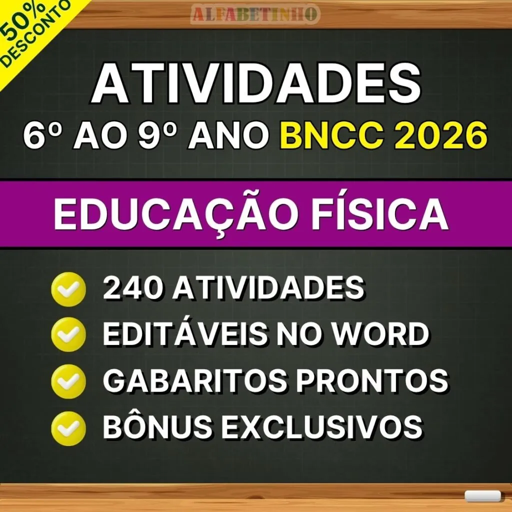 NOVO ENSINO MÉDIO ATIVIDADES 1º AO 3º ANO - BNCC 2026 - EDUCAÇÃO FÍSICA — material para professor em Bagé