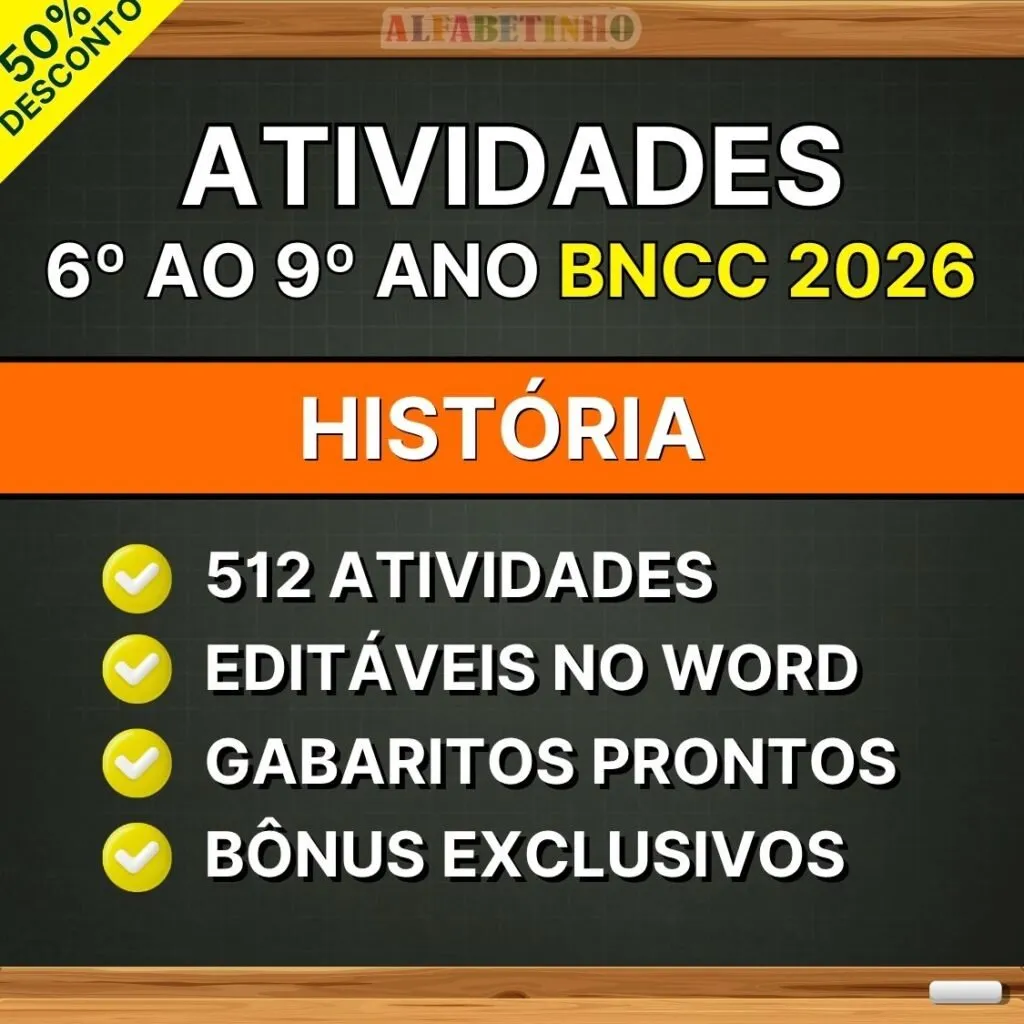 NOVO ENSINO MÉDIO ATIVIDADES 1º AO 3º ANO - BNCC 2026 HISTÓRIA — material para professor em Sério