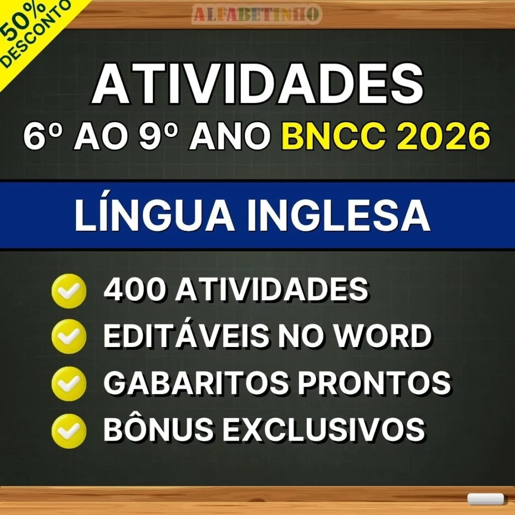 NOVO ENSINO MÉDIO ATIVIDADES 1º AO 3º ANO - BNCC 2026 - LÍNGUA INGLESA — material para professor em Ibiá