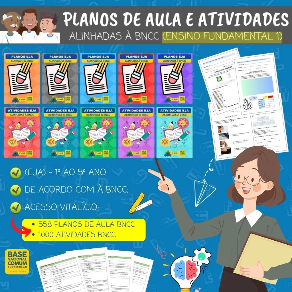 Planos de Aula e Atividades EJA - BNCC - Kit Só Escola — EJA em Davinópolis