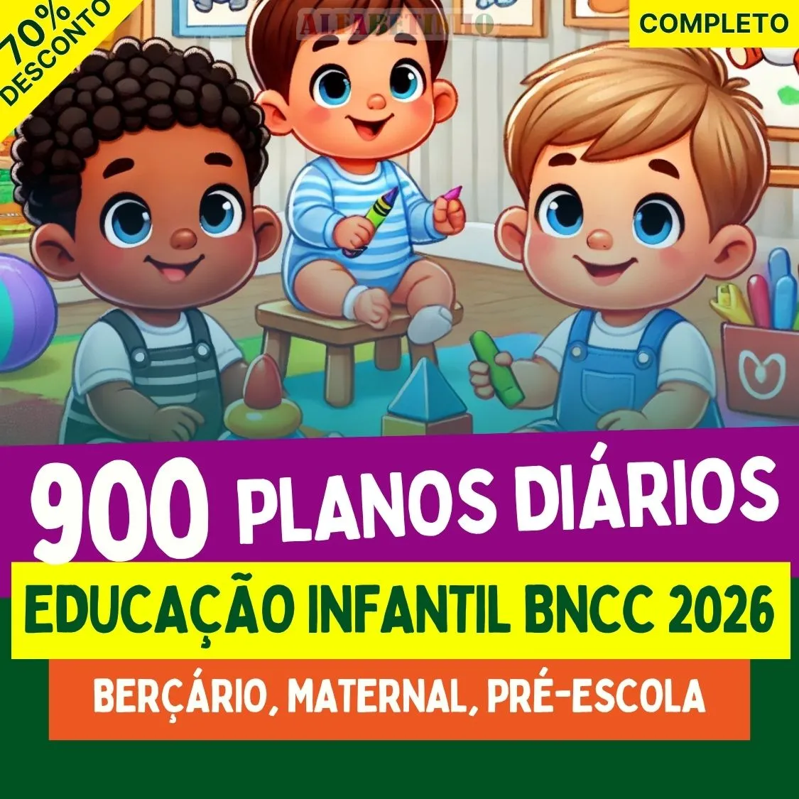 PLANOS DIÁRIOS - EDUCAÇÃO INFANTIL - BNCC 2026 — material para professor em Davinópolis