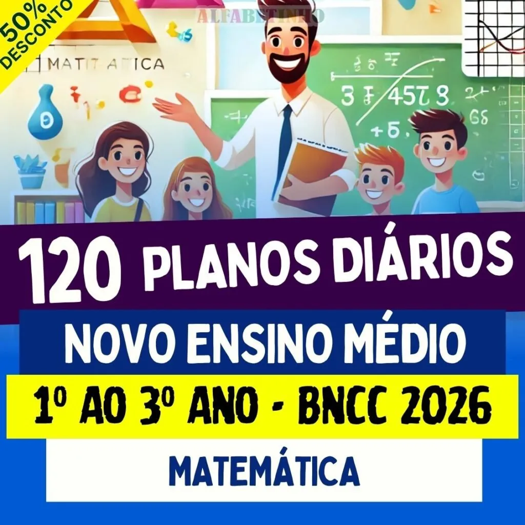 PLANOS DIÁRIOS - MATEMÁTICA - Ensino Médio - BNCC 2026 — material para professor em Paramoti